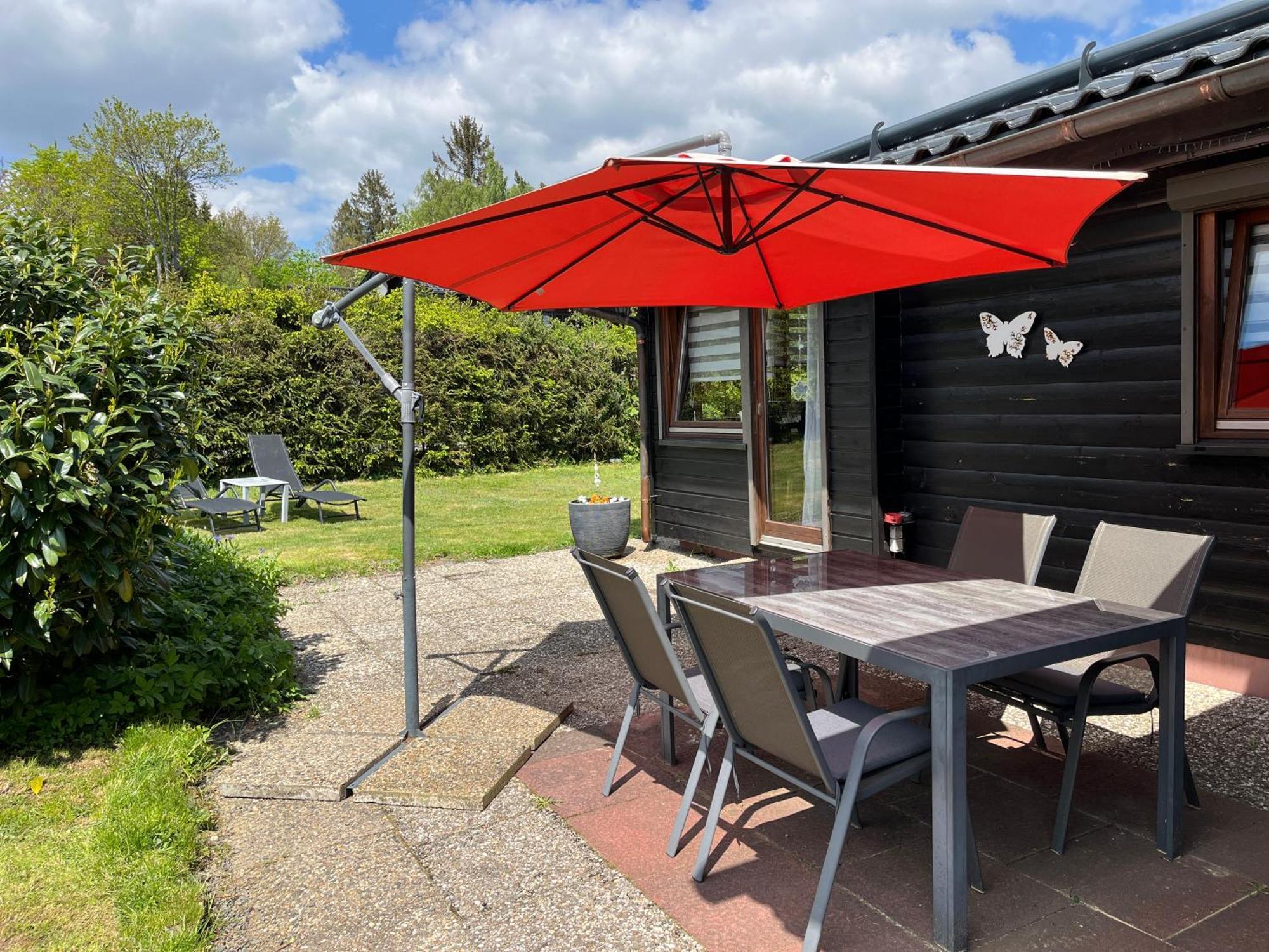 Villa Blockhaus Ferienzauber à Bromskirchen Extérieur photo